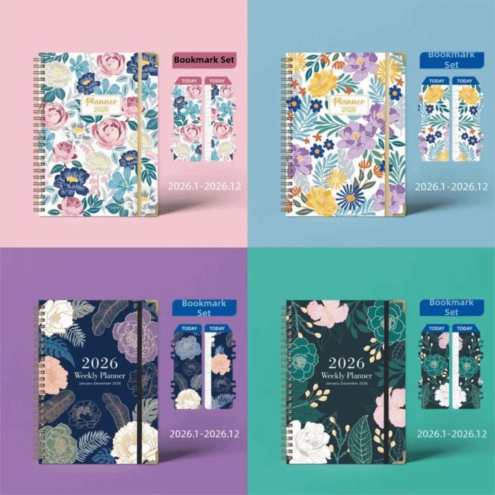 

2026 Edition 2026 Notebook A5 Size 365-Day Coil Notebook Monthly Tabs Diary Notebook Academic Year