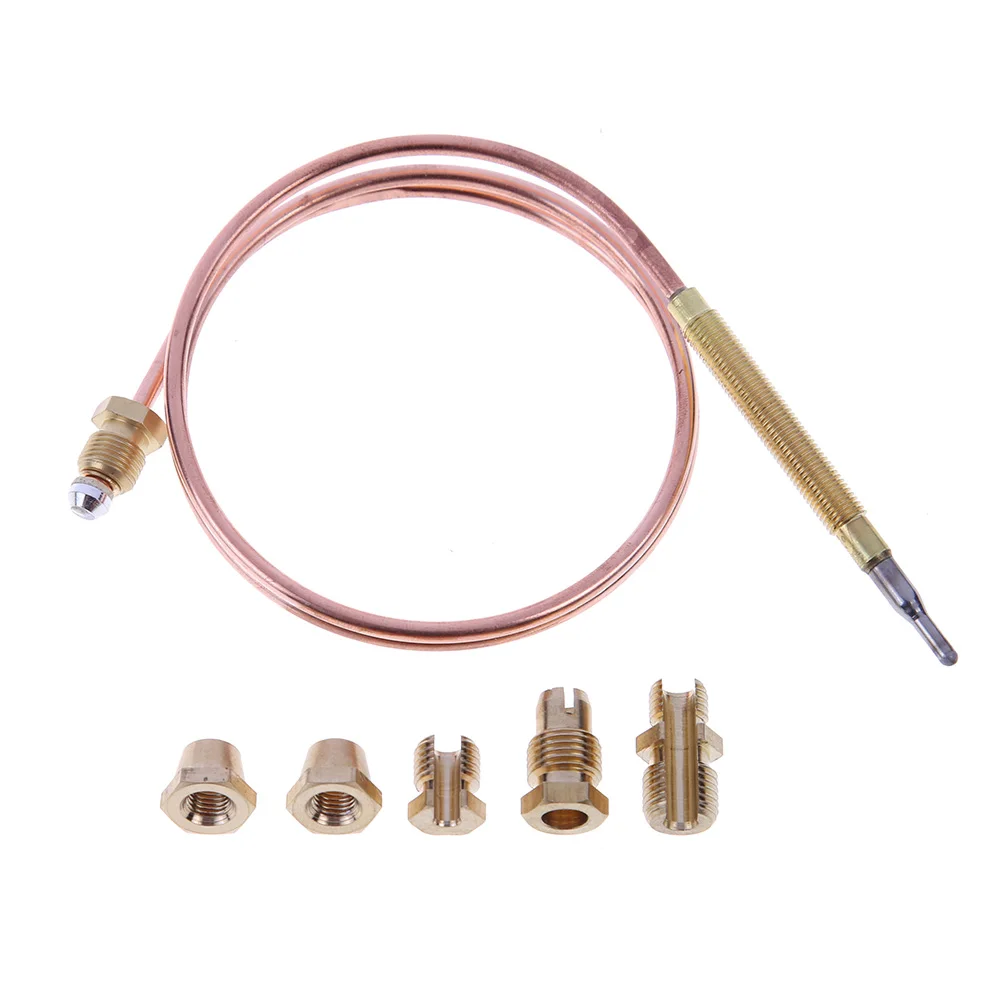 60cm Thermocouple Replacement Set For Gas Furnaces Boilers Water Heaters With 5 Fixed Parts Gas Valve Induction Line