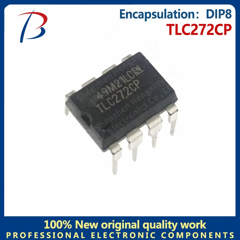 10PCS TLC272CP operational amplifier package DIP8 in line screen printing TLC272CP