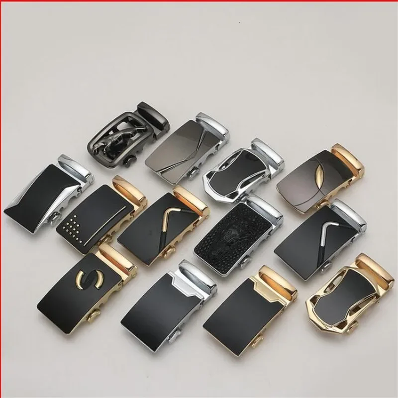 Alloy Men's Belt Buckle Casual Business Automatic Buckle Accessories Multi-style Fashion Peplum Belt Buckle 3.5CM