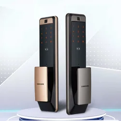 Security Intelligent lock for home doors fingerprint password keyless smart digital lock Samsung SHP-DP72 silver gold color