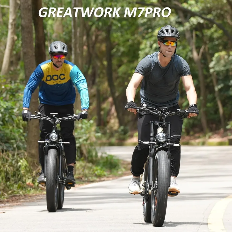 Dual Motor Peak 5000W Electric Bike, 45MPH 100 Miles, 52V 25AH Long Range Ebike image 6