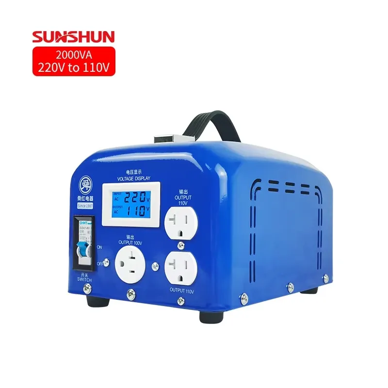 

2000W Power Transformer 220V to 110V Good Price Heating Equipment Medical Factory Manufacturer 100V 220 240V