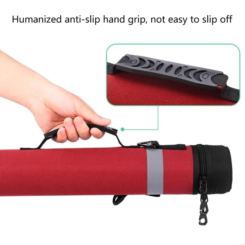Portable Fly Fishing Rod Case Fishing Rod Tube Case Waterproofs Fishing Equipment Organizers Tube Case Easy to Carry 24BD