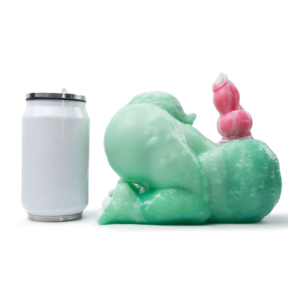 SHAZ Monster Buttocks Trans Sex Toy, Soft Silicone Pocket Pussy with Realistic Dog Knot Dildo, Male Masturbator Toys for Men Gay
