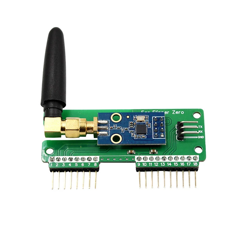 For Flipper Zero CC1101 Modification Module SubGhz Module 433MHz With SMA Antenna Wireless Transceiver Module