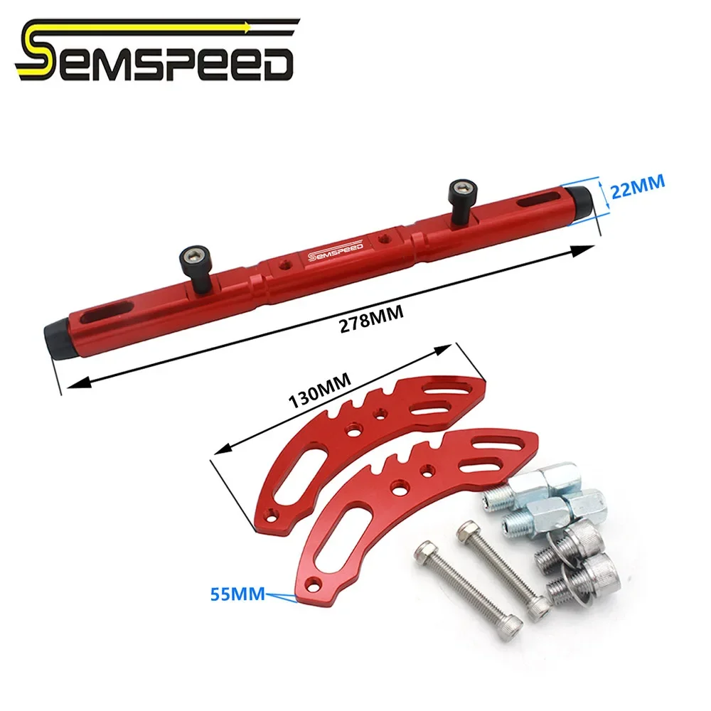 Semspeed 22mm Solid Direction Handvat Balance Bar Beugel Past Voor Suzuki GSXR600 750 1000 250R KATANA HAYABUSA GSXR1300