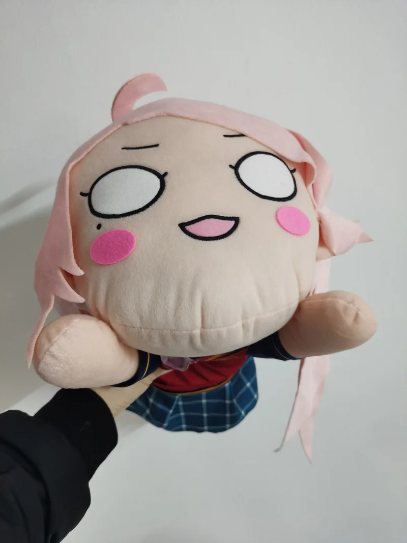 Simpatico anime giapponese Love Live! Nijigasaki High School Idol Club Zhong Lanzhu Lay Down Big Peluche Ripiene Cuscino Bambola Giocattolo Regali 40 cm