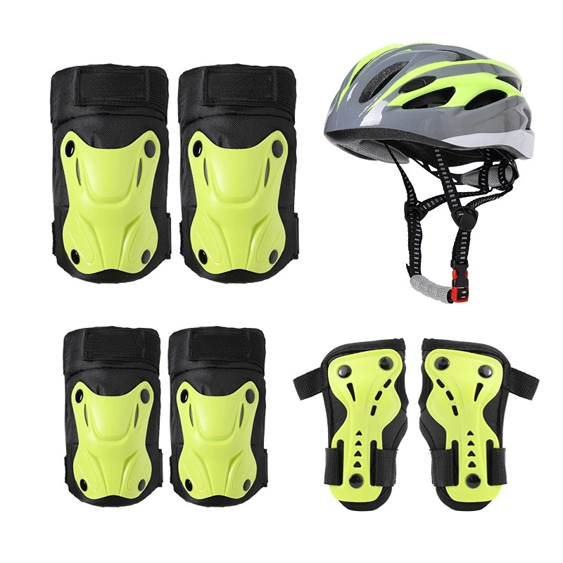 Children's 3-12 Years Old Protective Gear Roller Skating Cycling Fixture Skating Balance Bicycle  Anti-Fall Knee Pad Helmet