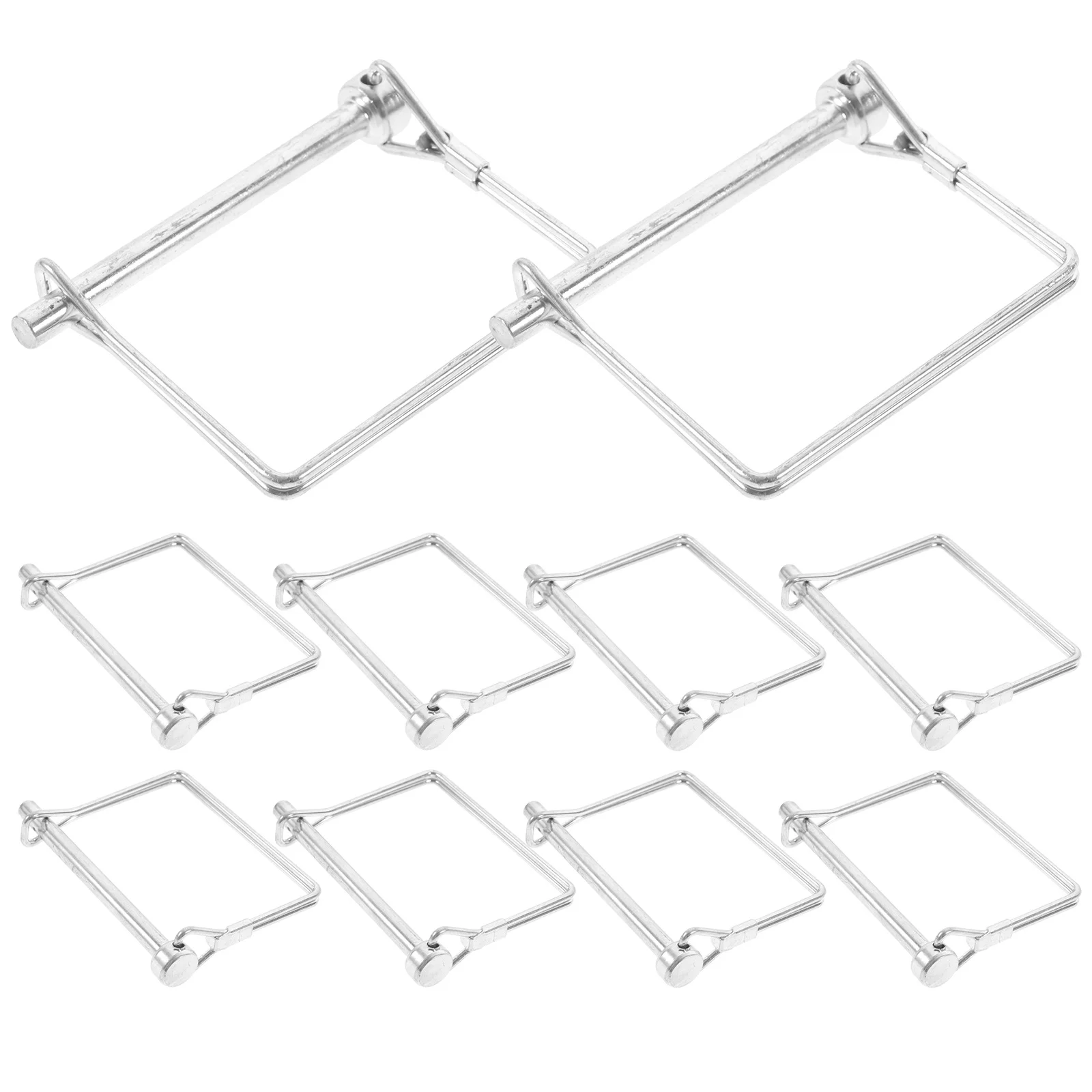 

10 шт., штифт для муфты прицепа, сверхмощный металлический сменный предохранительный штифт для муфты, фиксатор проволоки для фермы и сада