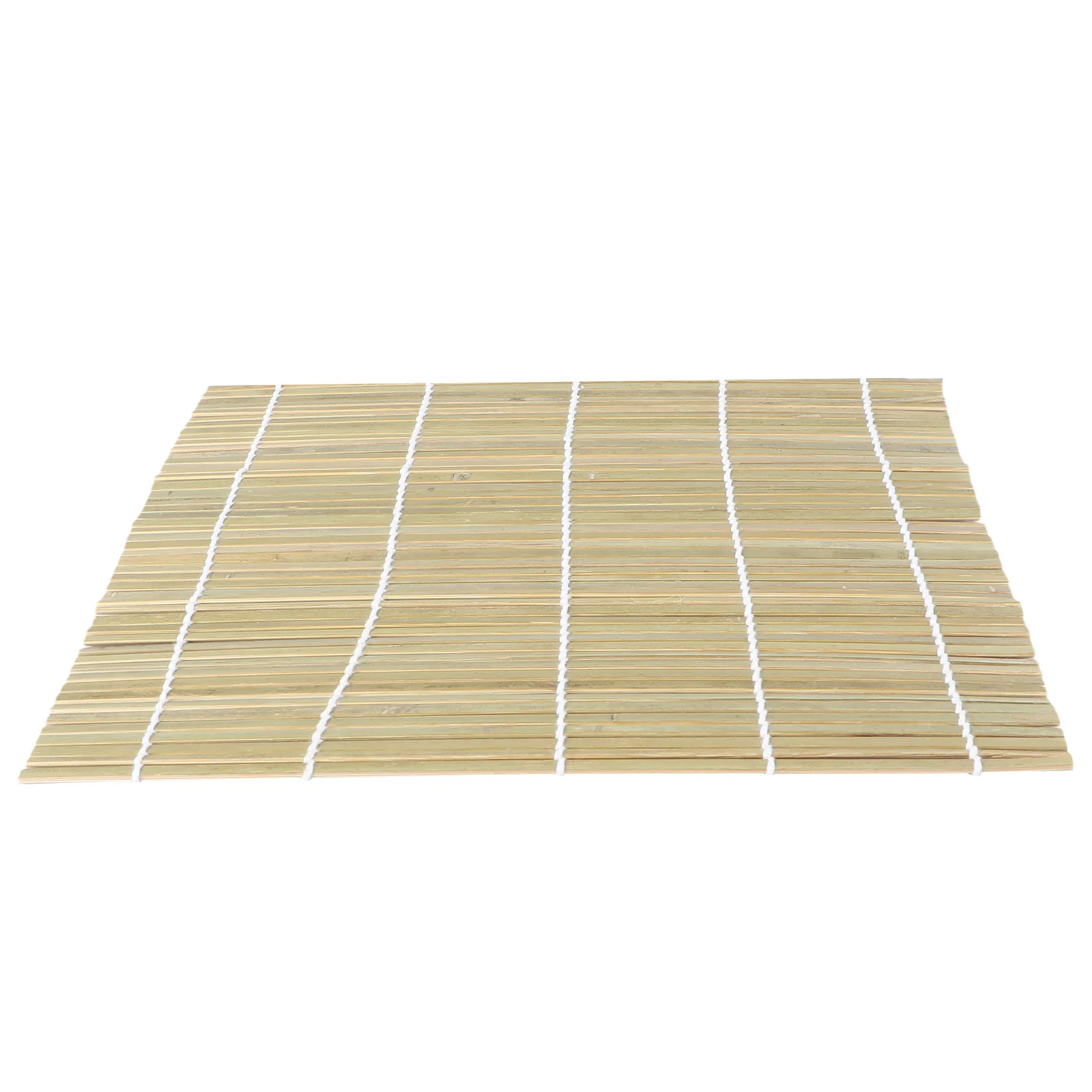 

Bamboo Roller Cotton Strings Easy Clean Homemade Making Tool 24X24Cm Sushi Rolling Mat Bamboo Wood Sushi Mat Kitchen
