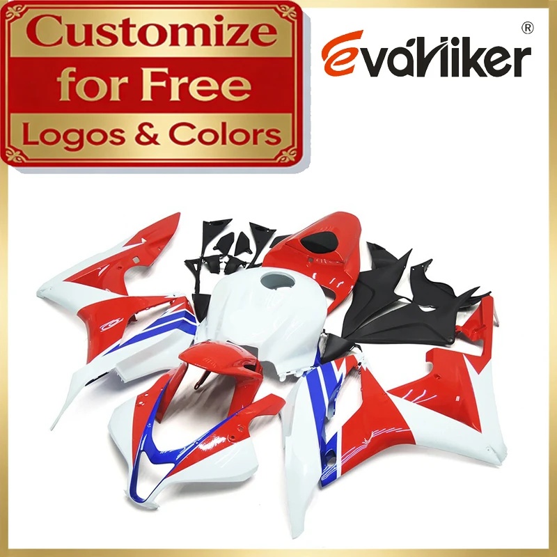 

Для Honda CBR600RR 2007-2008, красно-белый комплект обтекателей F5 07-08, литье под давлением, настраиваемые цвета, обтекатели для мотоцикла