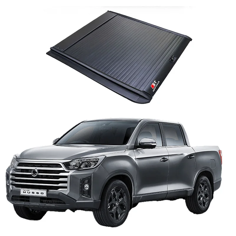 

Factory Direct Sales OEM Pickup Retractable Bed Cover Waterproof Tonneau Cover Truck for SsangYong Musso