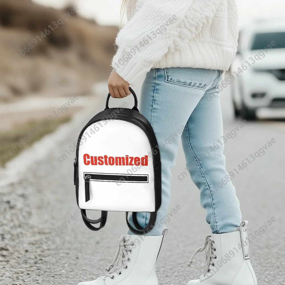 Back To The Beginning Ozzy's Final Bow Custom Backpack Purse Women Carter Schoolbags Double  Mini Daypack Leather Travel Bag