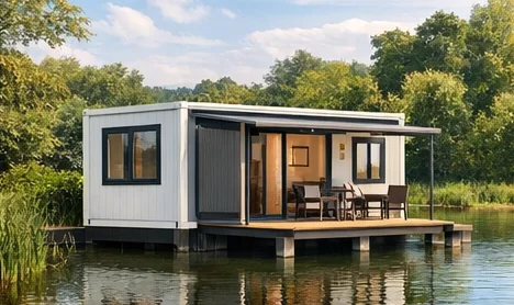 Quality Easy Transportation Prefabricated House 4-Bedroom Home Container House for Living, Housing Projects and Residential Use