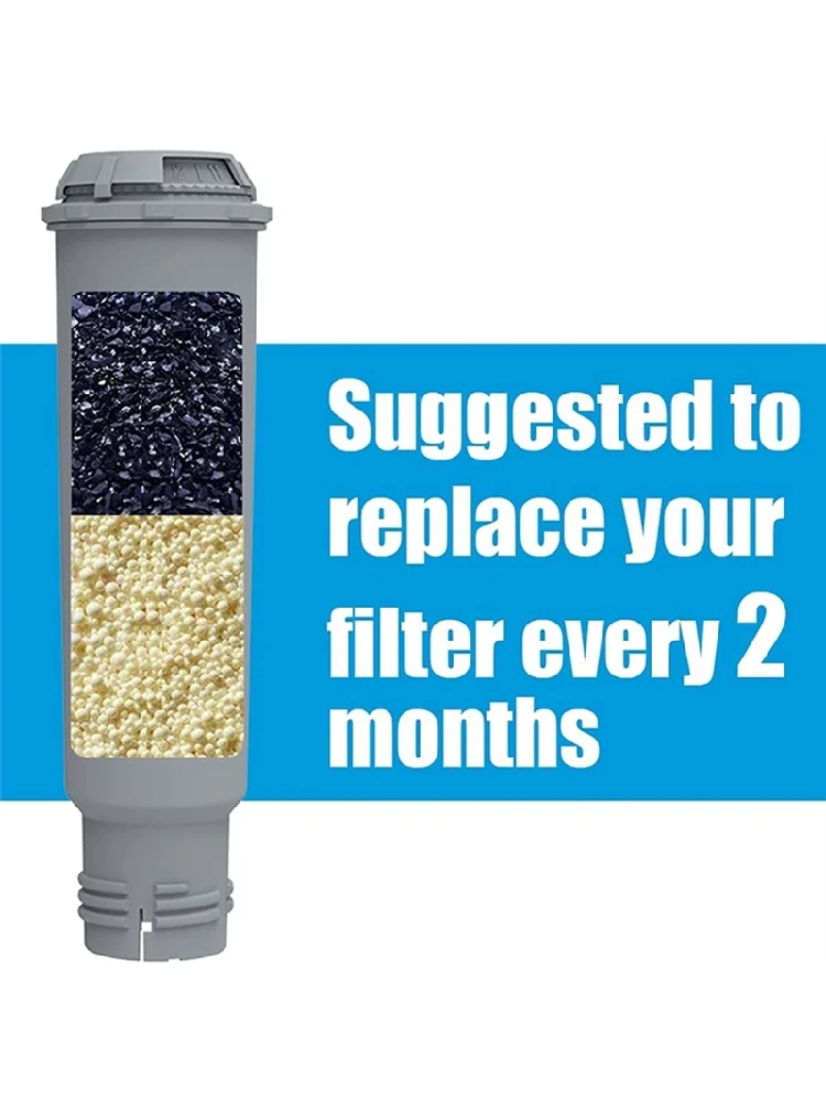 Filtre à eau pour machine à expresso, pour Krups Claris F088, Siemens, Nivona, atus genau, AEG, Neff, 1 pièce