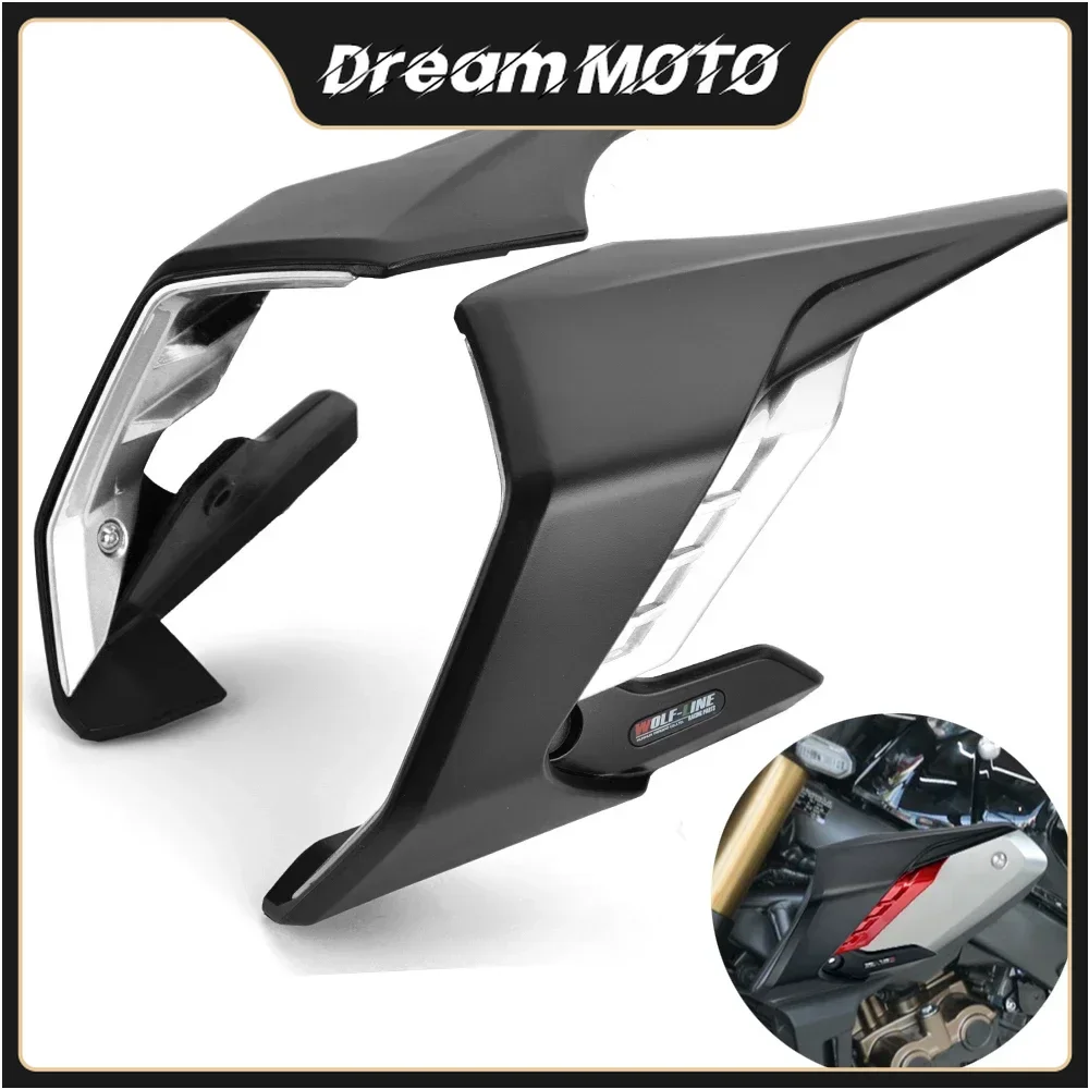 

Perfect Fairing Winglets Fin Trim Cover For Honda CB 650R 2018 - 2024 2019 2020 2021 2022 2023 / Wing Protector CB 650 R CB650R