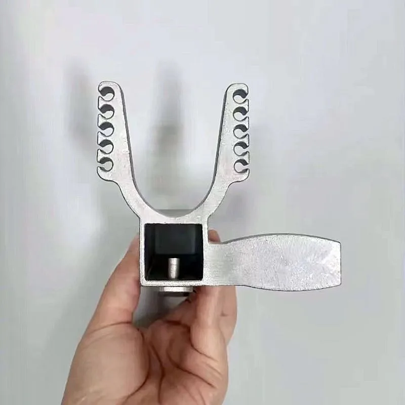 Two piece bow heads  large support heads  fast press 10 strands  Round leather rubber band  Stainless steel sliding