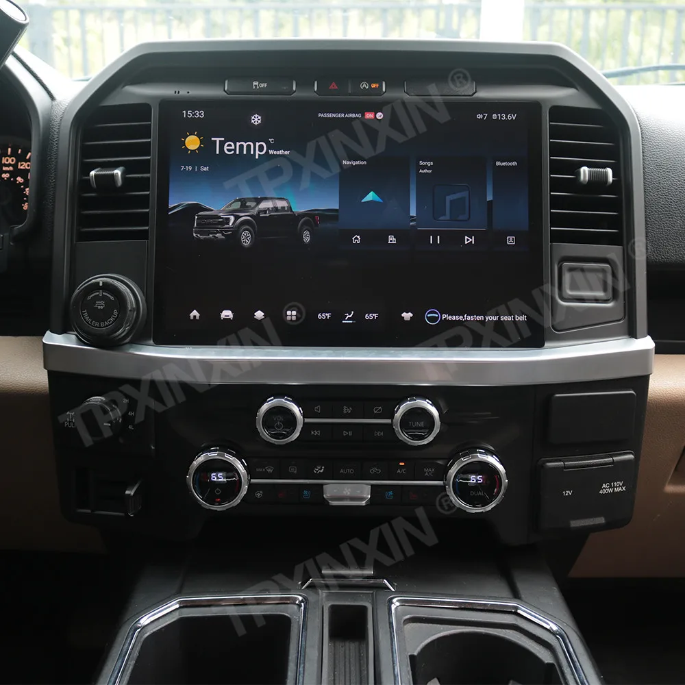 

Автомагнитола Android 14 с CarPlay, 13.1 дюйма, для Ford F-150, F-250, F-350, F-450 2015-2019, Raptor, GPS-навигация, головное устройство, DSP