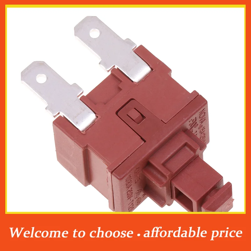 VP 1Pc new KAN-L5 2Pin Self-locking Key Switch Water Heater Vacuum Cleaner Switch 7.5A 250V Button Power Switch Lock Button Key