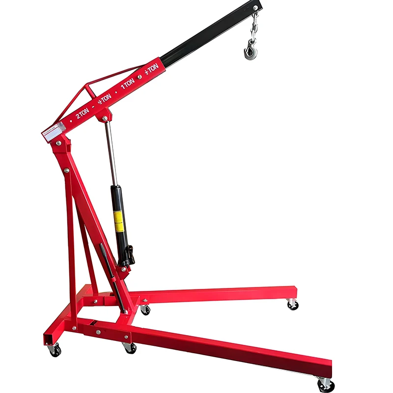 Lift Folding Cherry Picker Shop Crane with Easy-Lever for Vehicle Engine Loading & Lifting