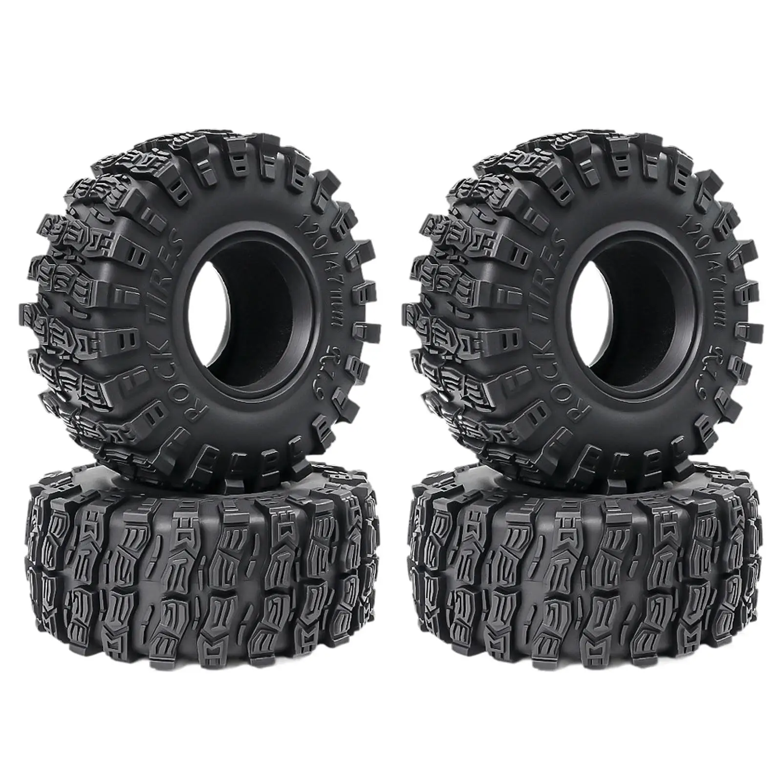 

4 Pieces 1/10 RC Wheels and Tires RC Modification Accessory Replace DIY
