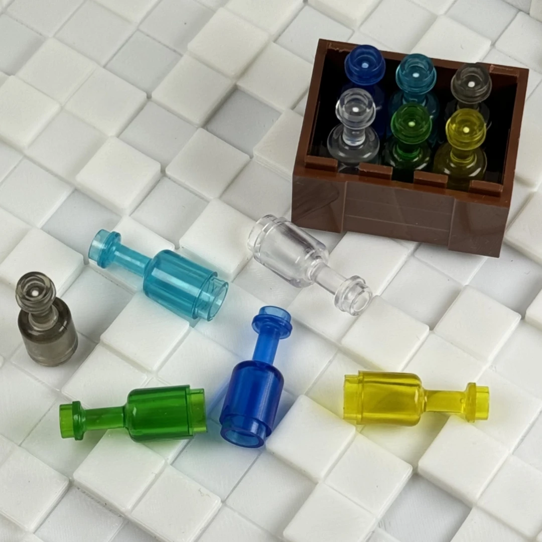 MOC City Food Building Blocks Mini Accessories Apple Fish Hot Dog Ice Cream Chicken Pizza Figures Bricks Kit Compatible Toy view 6