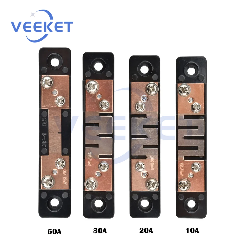 External Shunt JF-1 10-50A 75mV Current Meter Shunt Resistor for Digital Voltmeter Ammeter Wattmeter Meter New Type Of Shunt