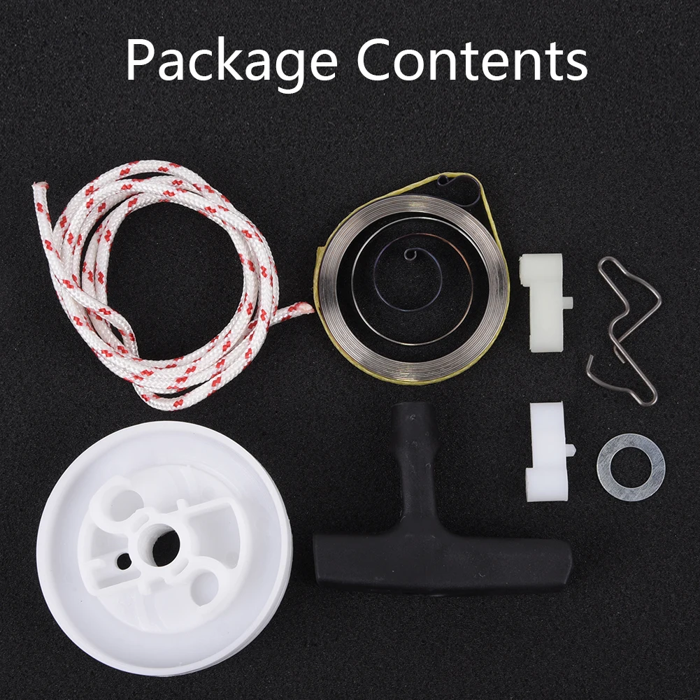 Starter Handle Rope Pulley Spring Kit for 066 065 MS660 MS650 Chainsaw Compatible with OEM 1122 190 0605 Components