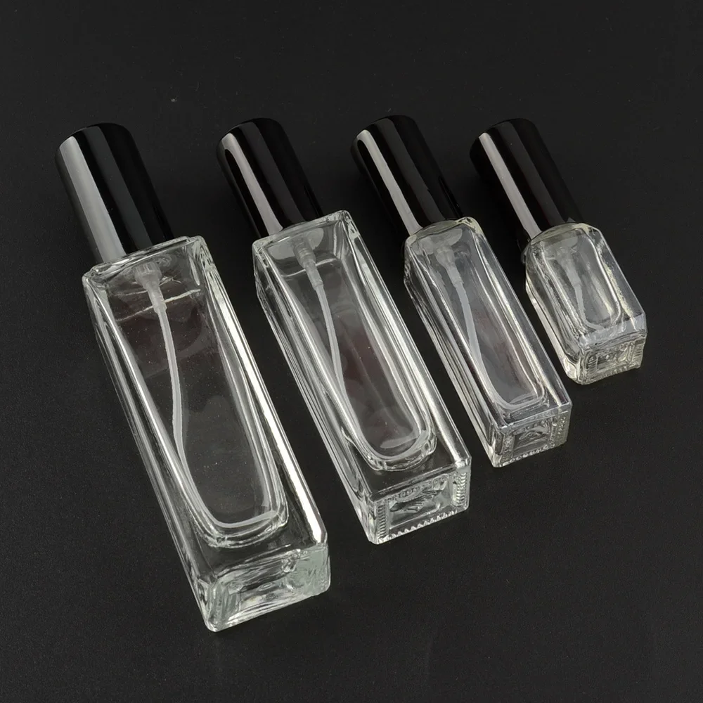 5/10/18/30ML Mini Perfume Spray Bottles Square Glass Shell Spray Atomizer Travel Perfume Storage Bottle Points Bottling Parfum