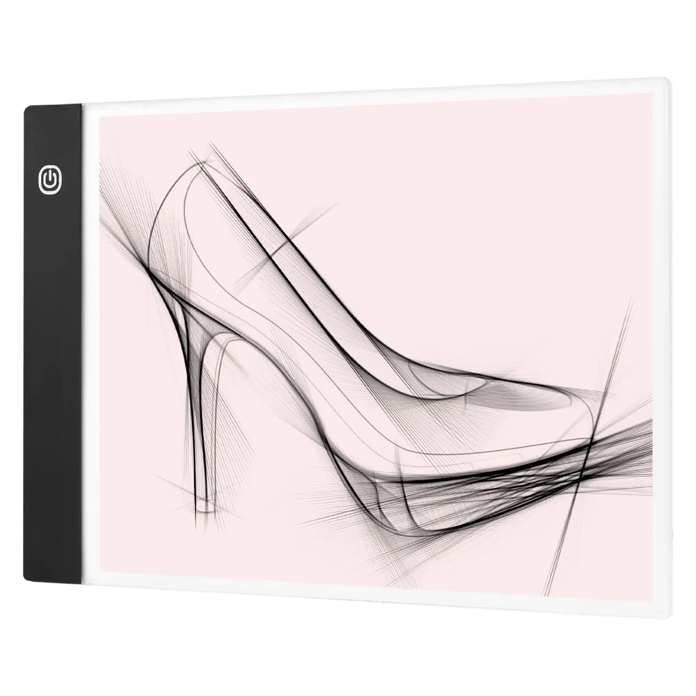 Practical PP LED Light Pad Adjustable 3 Levels Brightness Ultra Thin Drawing Board USB Powered Copy Board For Architecture