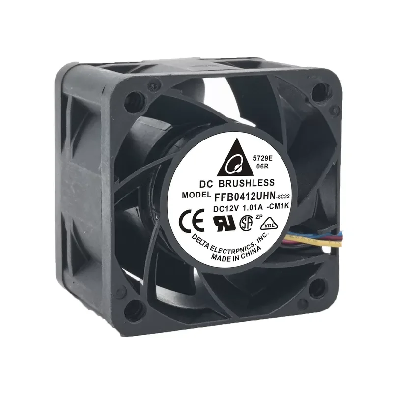 for Delta FFB0412UHN-BC2E 4028 12V 1.01A PWM Speed Regulating Fan with Large Air Volume
