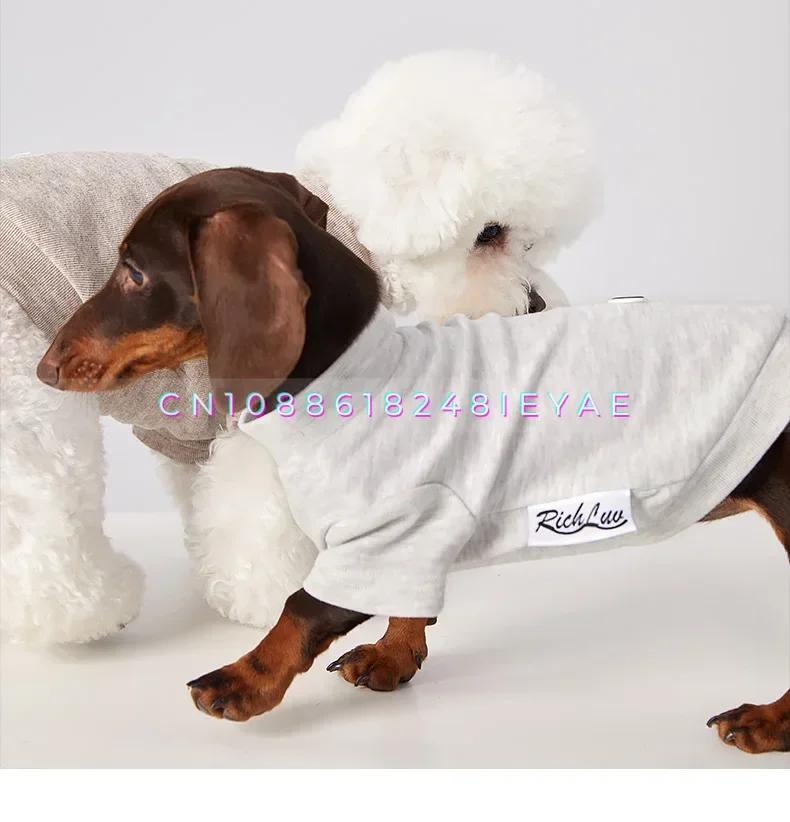 Comfortable Soft Pet Clothes Spring and Autumn Dog Clothes Bichon Dachshund Pomeranian Puppy Clothes Dogs Accesorios