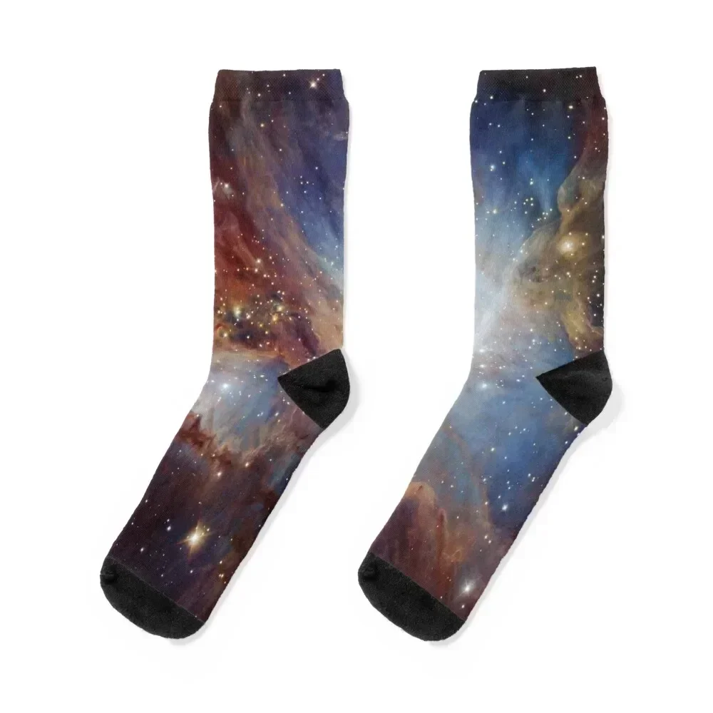 Orion Nebula star formation M 42 Messier 42 ESO Space Telescope Picture HD HIGH QUALITY Socks bright garter Socks Man Women's