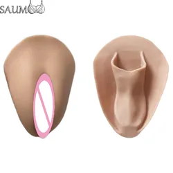 Silicone Flase Vagina Transgender Realistic Shemale Fake Vagina Crossdresser Underwear Pants With Artificial Pussy Penetrable