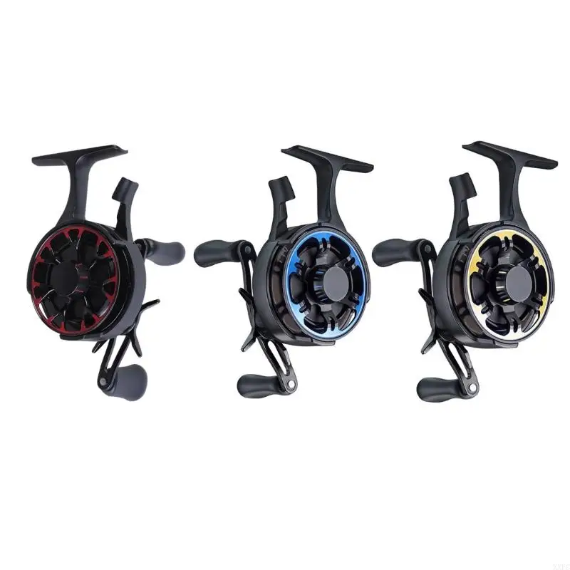 XXFC High-foot Ice Rotating Fishing Reels Highly Speed 2.5:1 Fly Fishing Wheel Adjustable Left Handed Fishing Raft Wheel