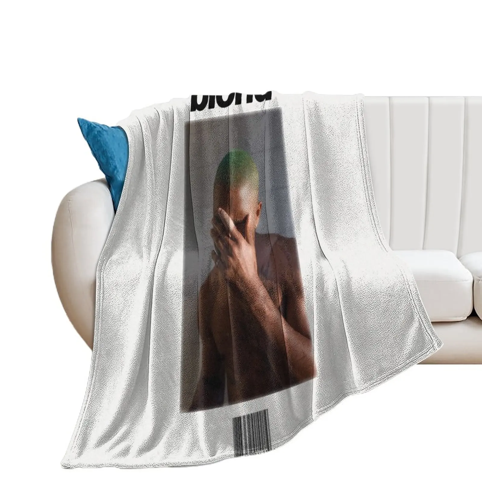 Blond Frank Ocean Album Grainy Vintage Retro Throw Blanket Luxury Designer heavy to sleep Thin Hair Blankets