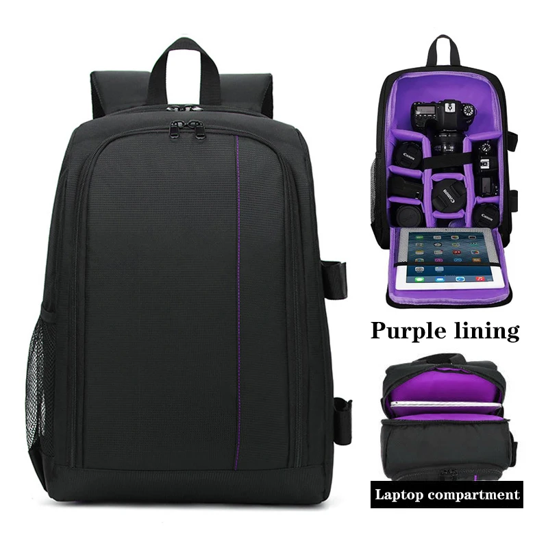 JINNUOLANG Multi-functional Backpacks For Men Women Stylish DSLR Camera & Laptop Back Pack No.7466,7462,7466,7490 Nylon Bags