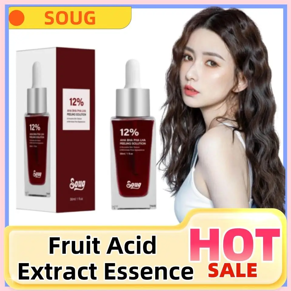 

Fruit Acid, Salicylic Acid Essence, Exfoliating, Removing Blackheads, Acne Marks, Shrinking Pores, Moisturizing Essence