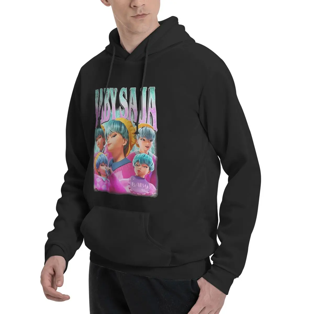 سترة KPop Demon Hunters Baby Saja الدافئة للرجال والنساء Saja Boys بأكمام طويلة مع قلنسوة بلوفرات الخريف #3