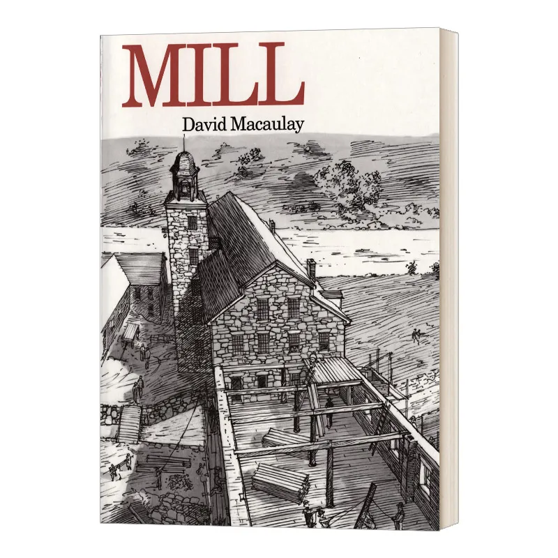 

Mill David Macaulay, Children's aged 9 10 11 12 English Book, Architecture books Picture books 9780395520192
