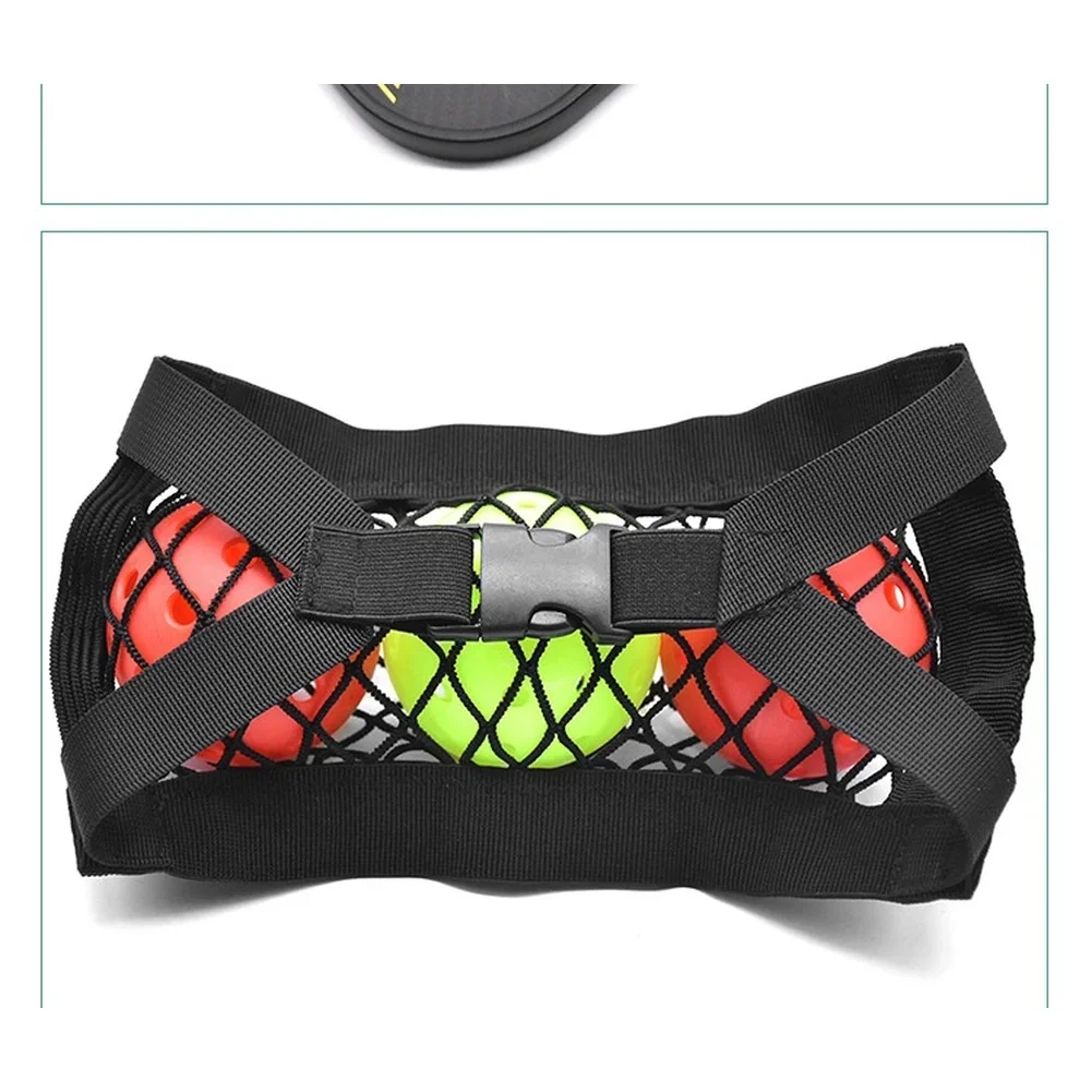 For Pickleball Paddles Paddle Cover Pickleball Mesh Bag Breathable Design Quick-dry Mesh Secure Buckle Closure