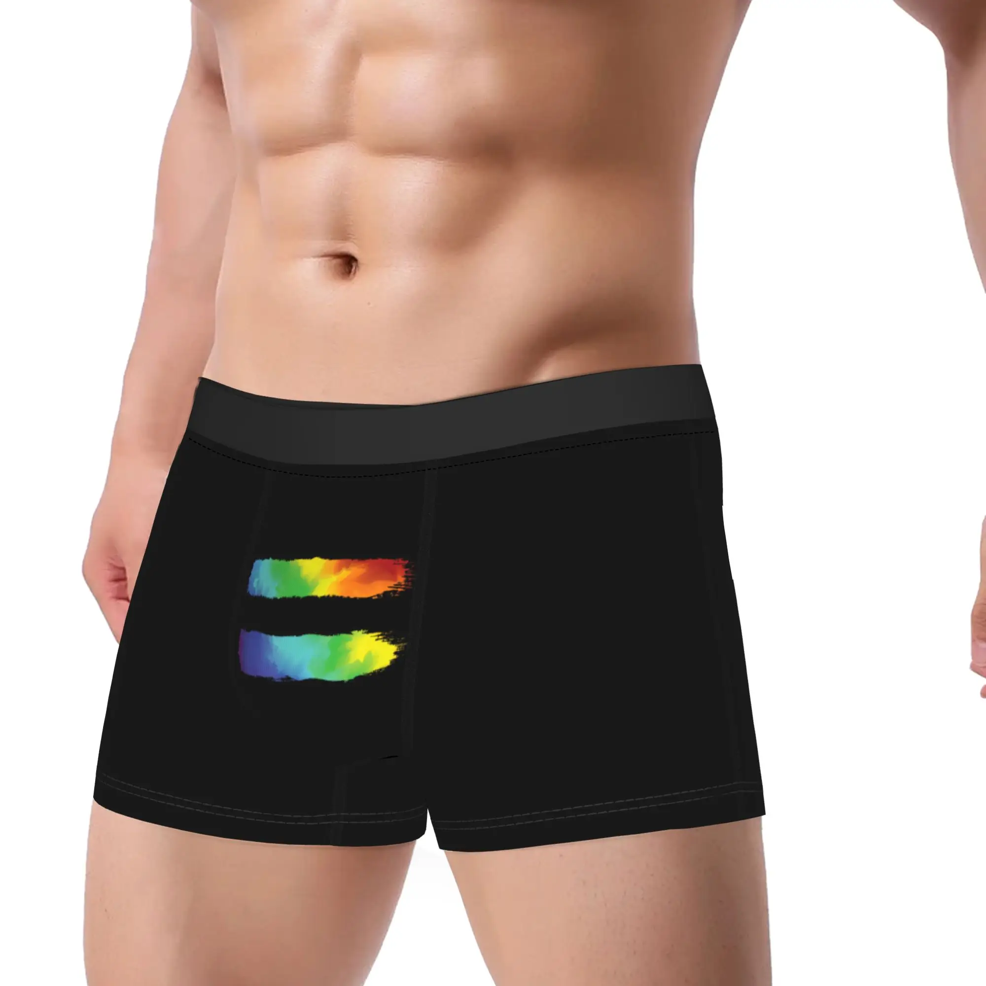 Men's Equality LGBT Pride Awareness for Gay Boxer Briefs Shorts Panties Soft Underwear  Male Humor Plus Size Underpants