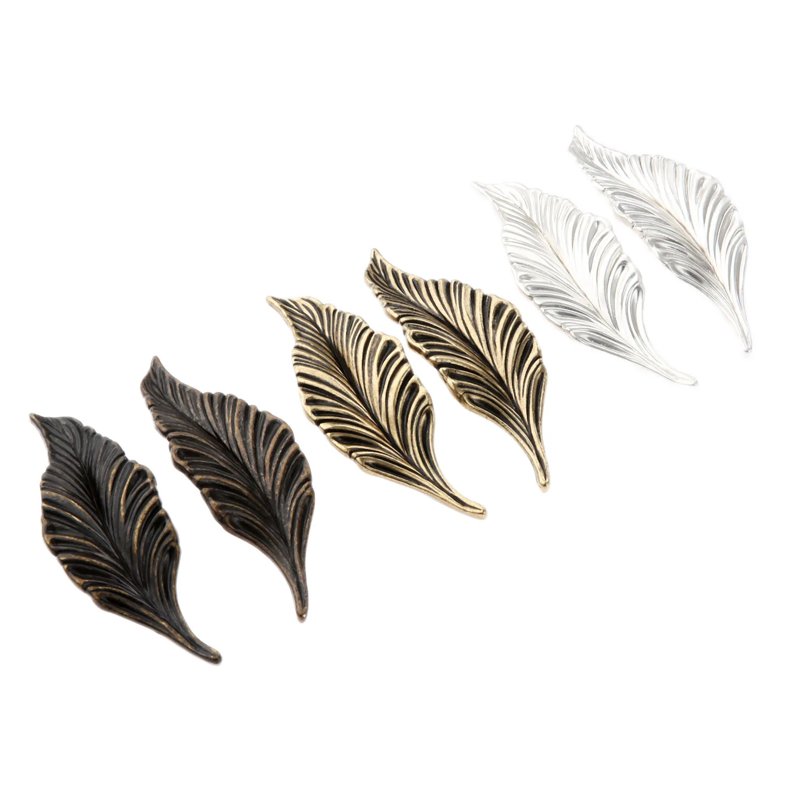 DRELD 2 قطعة أوراق الجدة مقابض لقطع الأثاث خزانة المقابض لخزانة ملابس بأدراج الباب مقبض المطبخ الأثاث الأجهزة