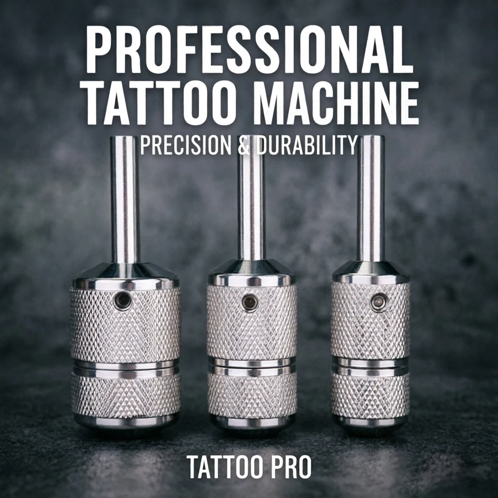 1PC Handle Tattoo Grips Machine Gun Tubes Round 22MM 25MM 30MM Sterilizable Body Art Supplies