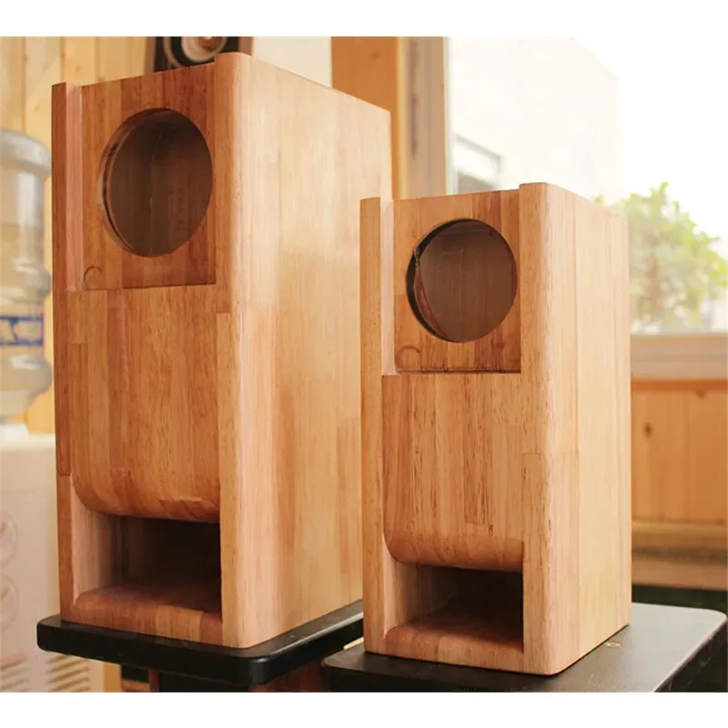 Customized 3 Inch/4 Inch Full Frequency Labyrinth Speaker Empty Box Box Bluetooth Bookshelf Hifi Bile Machine Speaker Shell