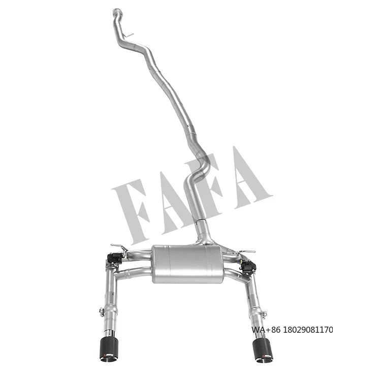 

For M135i 3.0stainless Steel Exhaust System Middle Tail Section Electric Valve High Performance Catback Exhaust Pipe Muffler