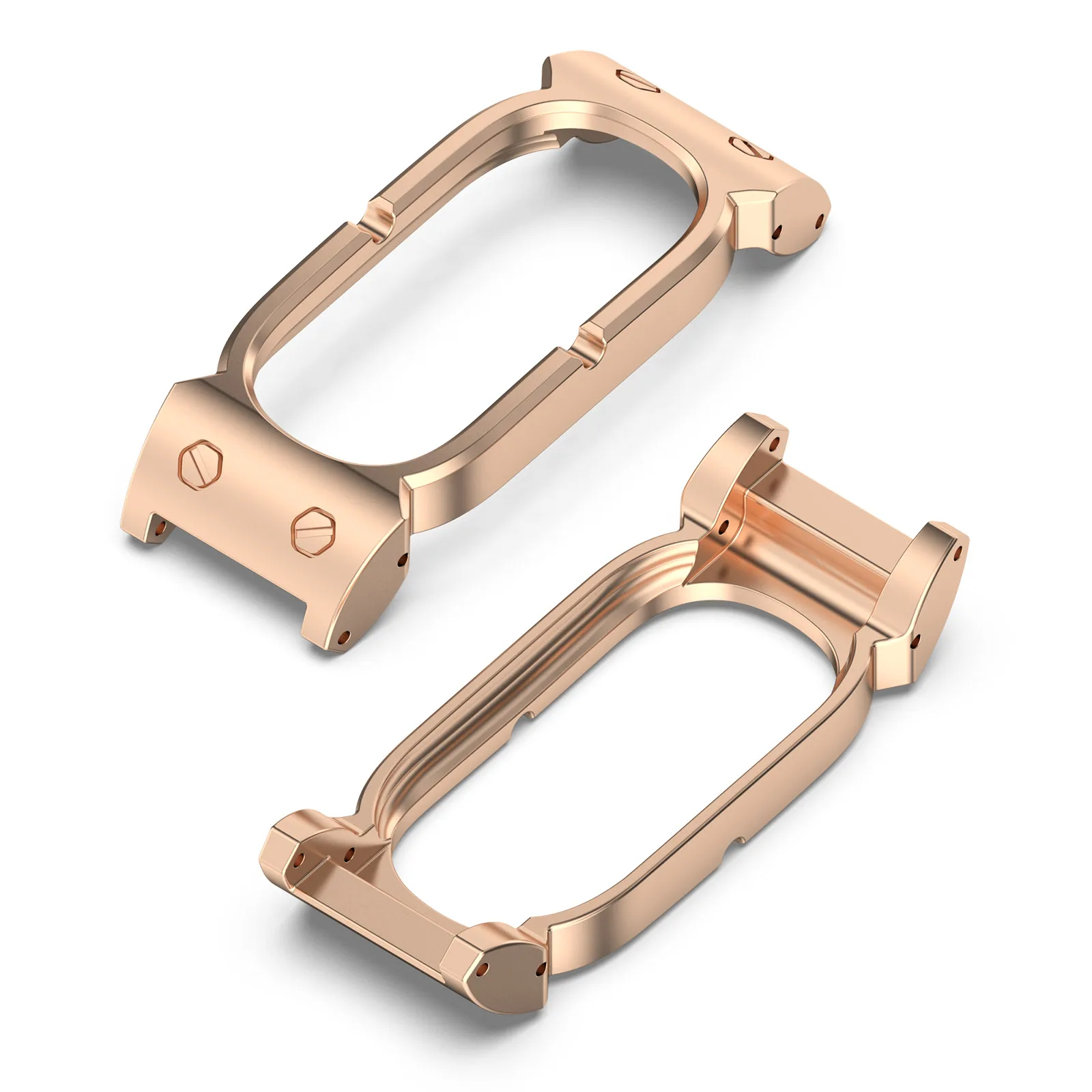 Metal Lug Adapter Case For Google Fitbit Air 12mm Inner Band Replacement Wriststrap Connector Watchband Conversion Adapters