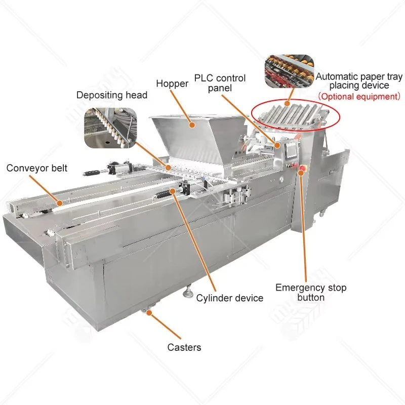 Fully Automatic Industrial Stuffed Cupcake Making Line Crimble Muffin Production Machine Custom Bakery Processing Equipment