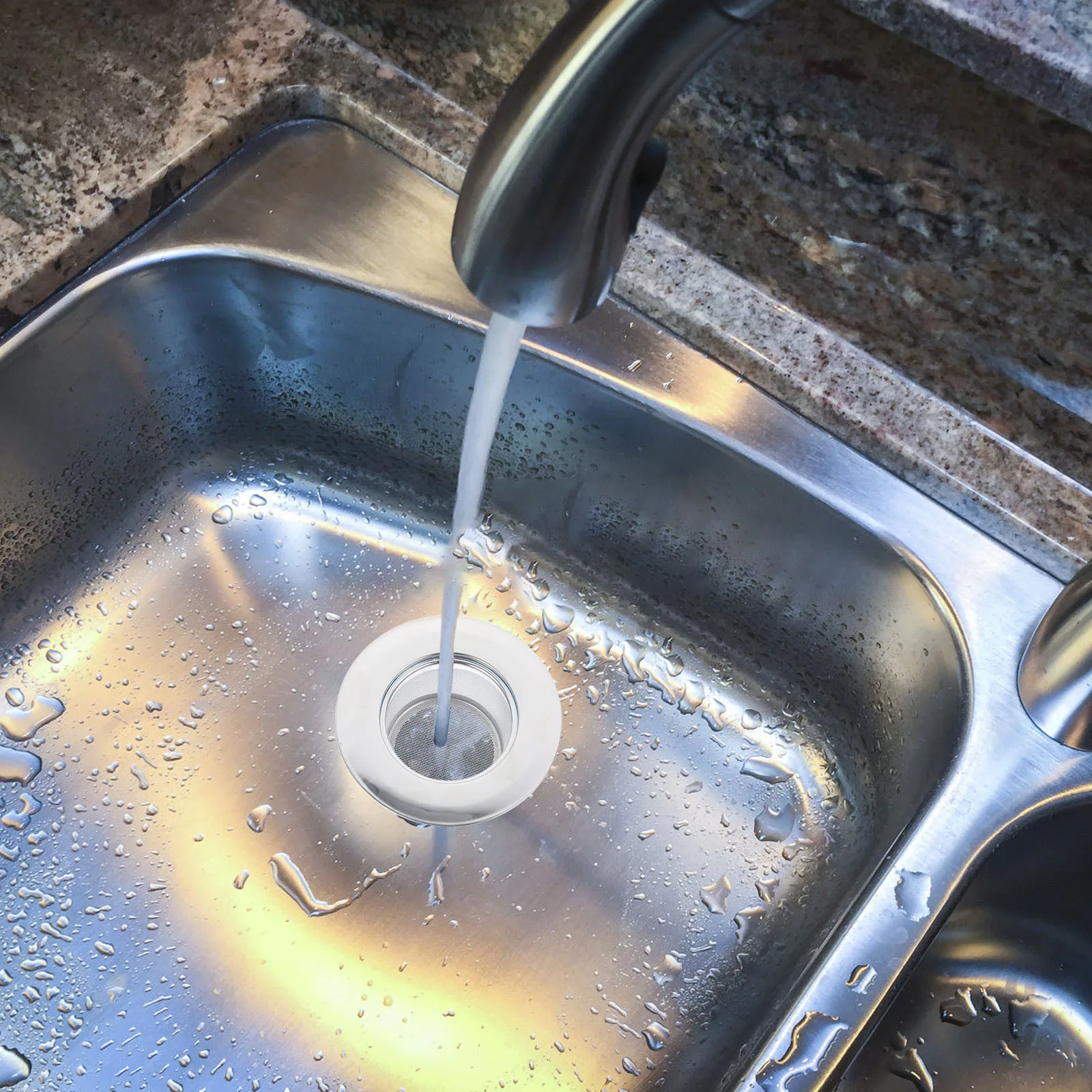 Набор из 4 мелких сеток для раковины, предотвращение засоров